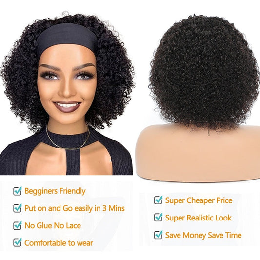 TEEK - Brazilian Kinky Curly Glue-less Headband Wig HAIR TEEK H