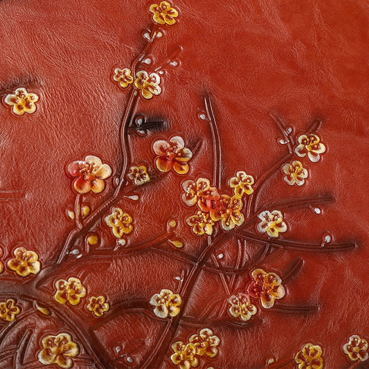 TEEK - Vintage Floral Embossed Top-Handle Bag BAG theteekdotcom