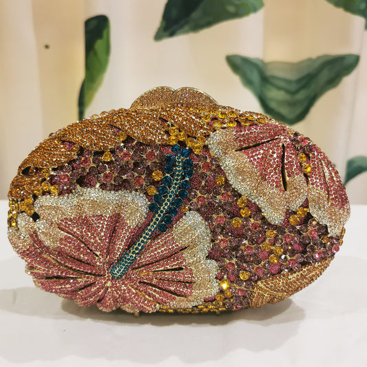 TEEK - Multicolored Crystal Clutches BAG theteekdotcom