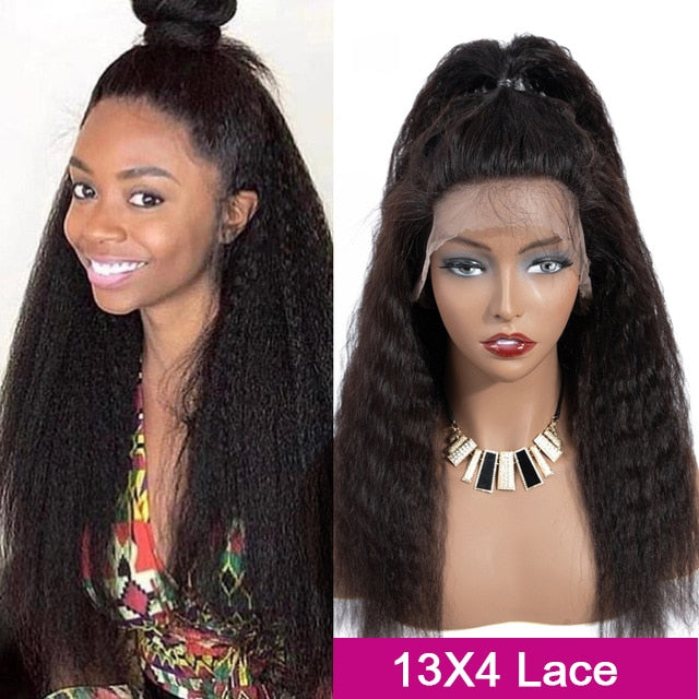 TEEK - Beautiful Kinky One HAIR theteekdotcom 8inch 13x4 Lace Front Wig