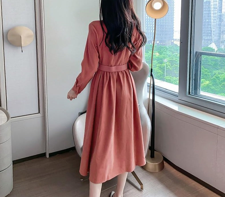 TEEK - Brick Red Sure Dress DRESS theteekdotcom