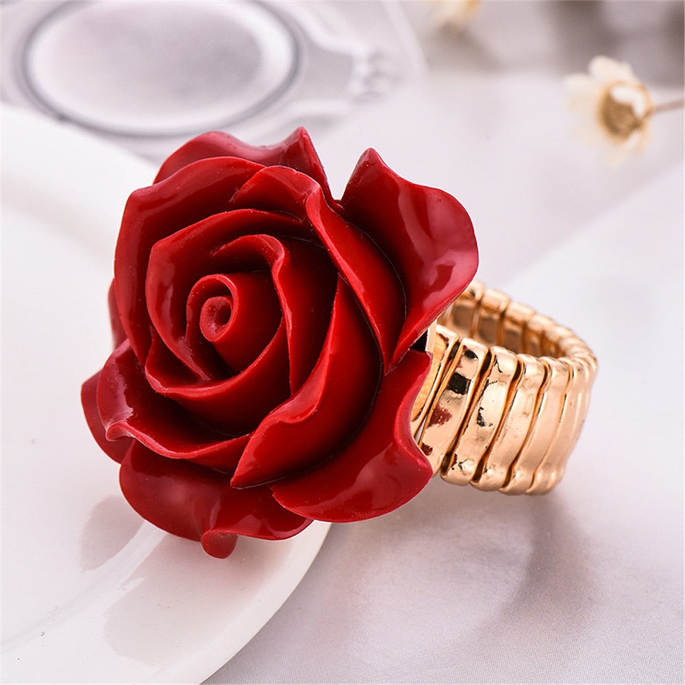 TEEK - Stretch Rose Ring JEWELRY theteekdotcom