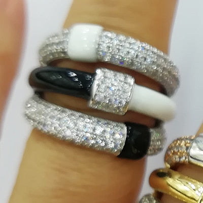 TEEK - Group Project Rings JEWELRY theteekdotcom Black 7