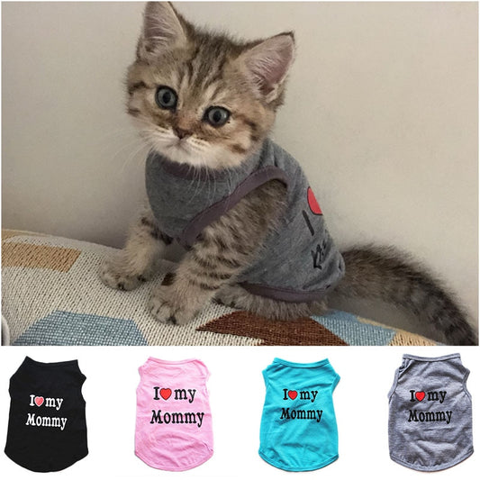 TEEK - Pet Sleeveless Love Shirt PET SUPPLIES theteekdotcom