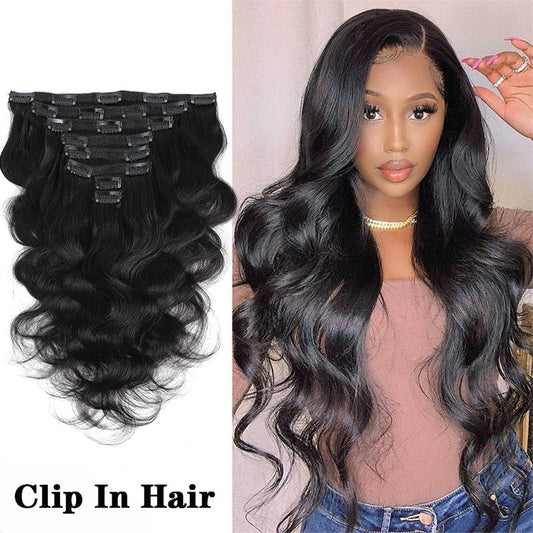 TEEK - Clip In the Cute - Natural Wave Extensions | Variety HAIR TEEK H 26inches 120g/Set