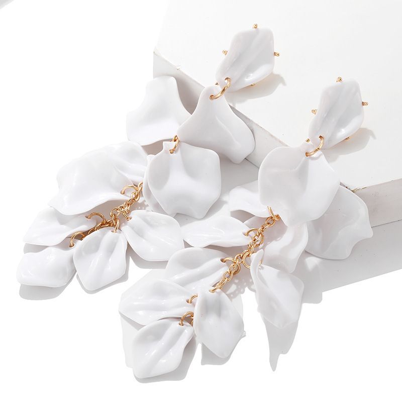 TEEK - Petal Earrings JEWELRY TEEK White
