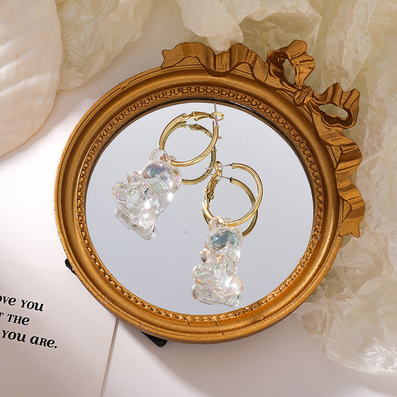 TEEK - Gummie Bear Earrings JEWELRY TEEK clear
