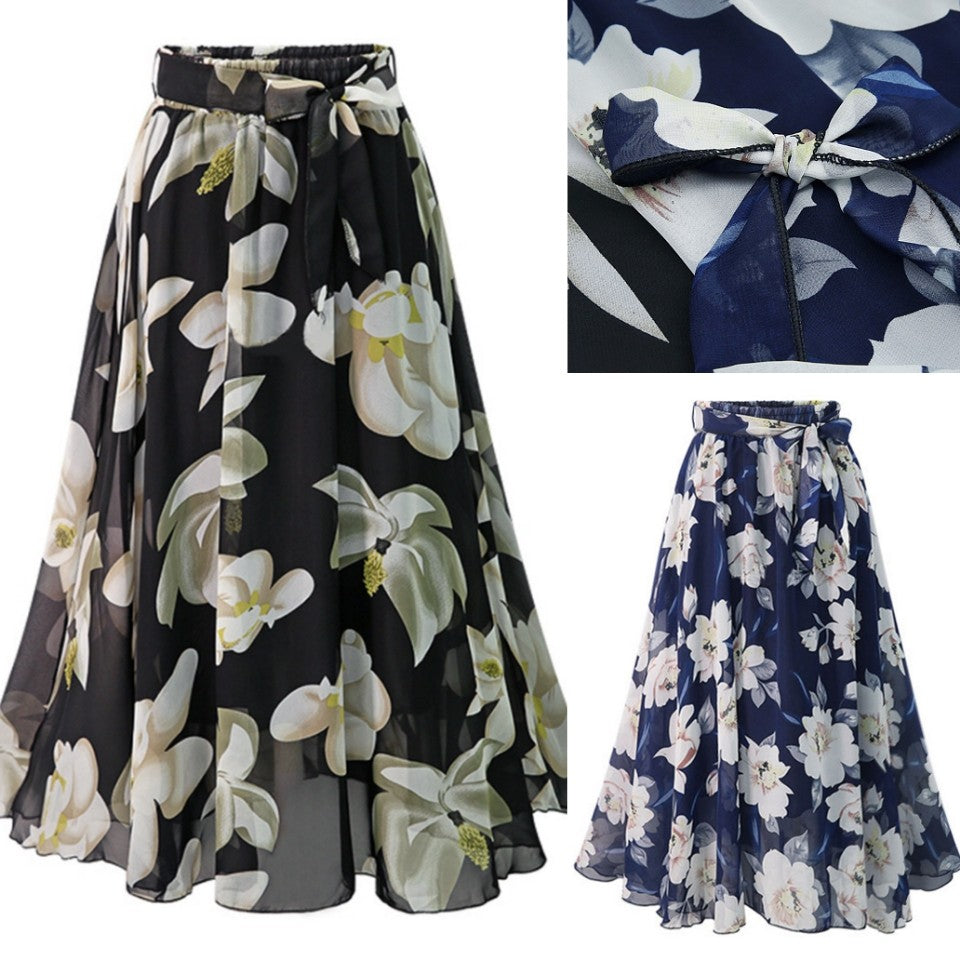 TEEK - Flower Flourish Skirt SKIRT theteekdotcom