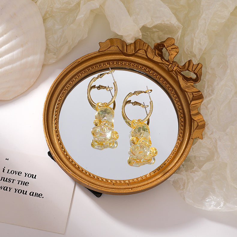 TEEK - Gummie Bear Earrings JEWELRY TEEK yellow