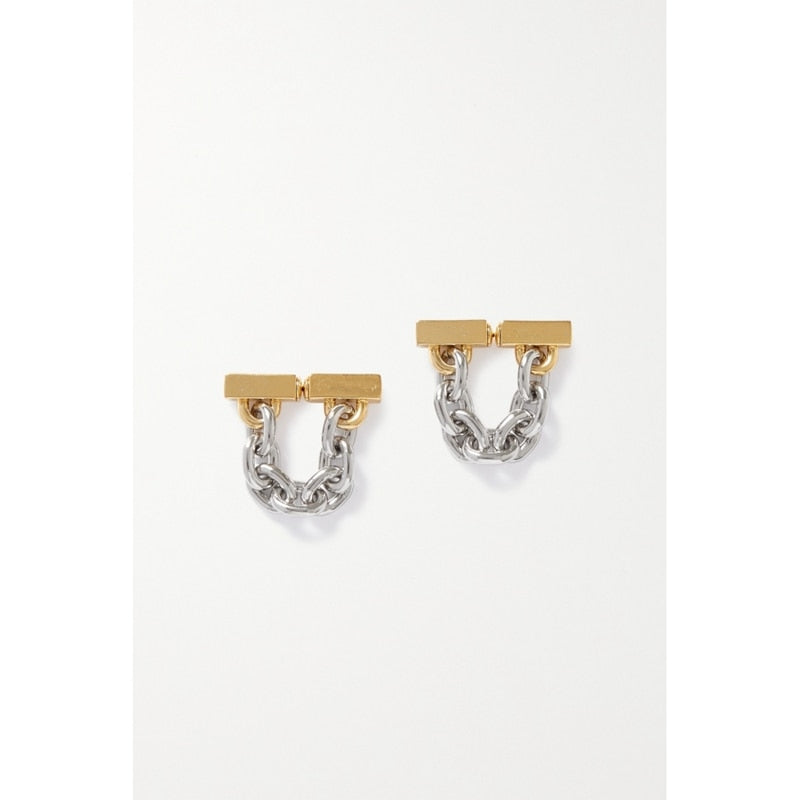 TEEK - Soft Chain Closed Earrings JEWELRY theteekdotcom