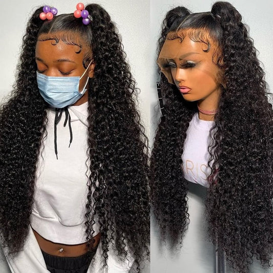 TEEK - Deep Curly Loose Water Wig HAIR theteekdotcom 4X4 Lace Wig 8inches