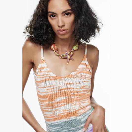 TEEK - Starfish Shell Charm Choker Necklace Set JEWELRY theteekdotcom