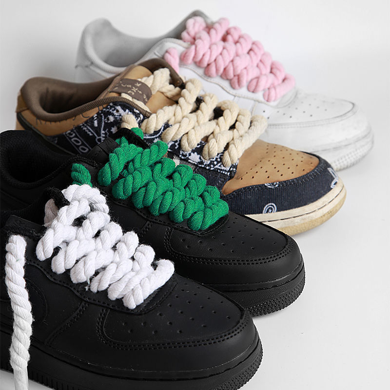 TEEK - 2 Pair Weaving Style Bold Shoelaces SHOELACES theteekdotcom