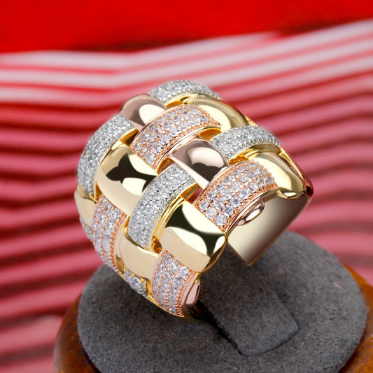 TEEK - Frosted Woven Womens Ring JEWELRY theteekdotcom 3 color 7