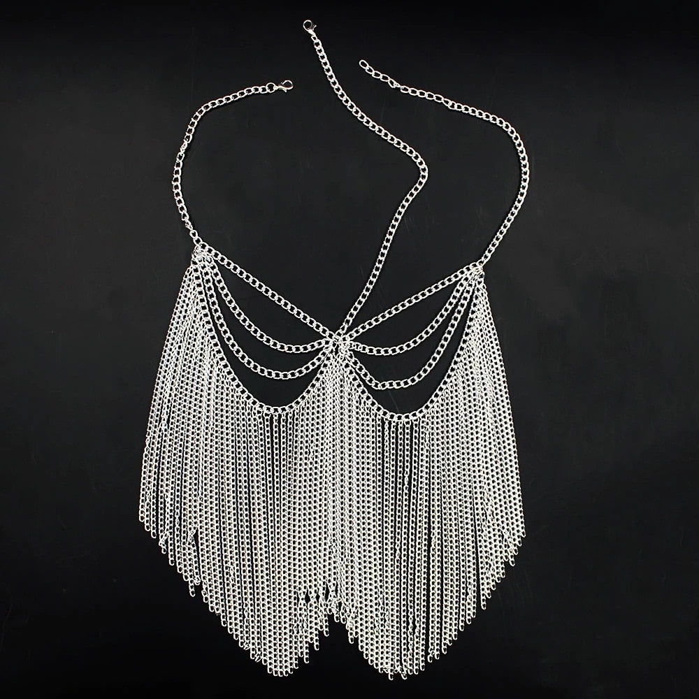 TEEK - Tassel Veil Masks MASK theteekdotcom F silver color