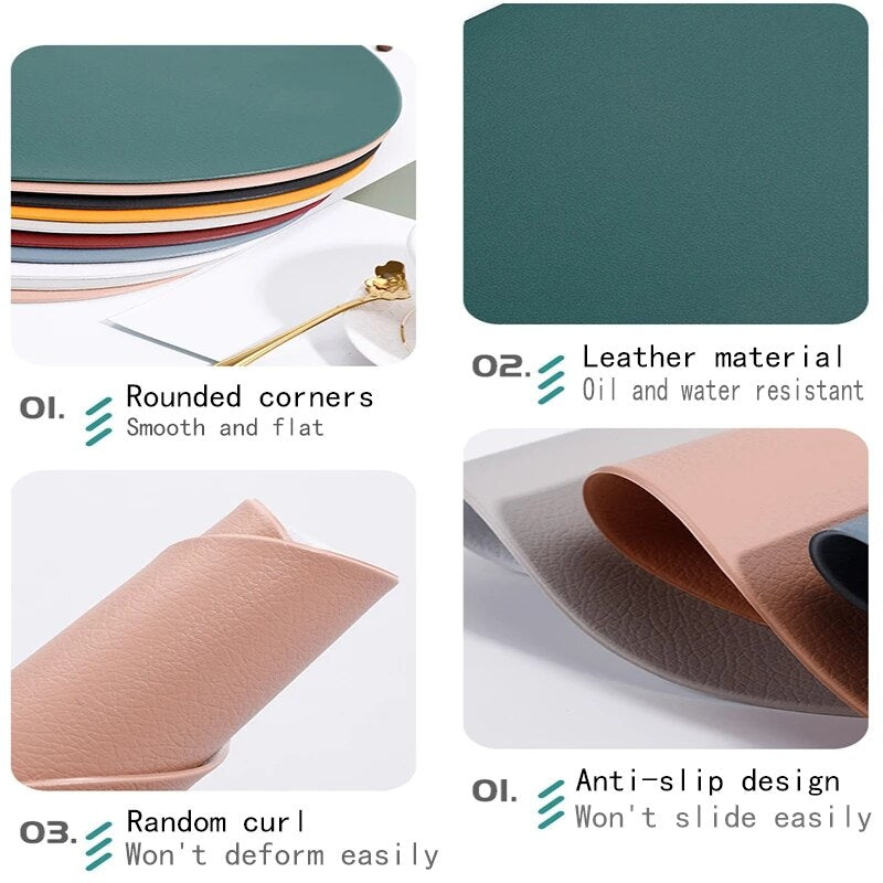 TEEK - Irregular Clean Color Placemats HOME DECOR theteekdotcom