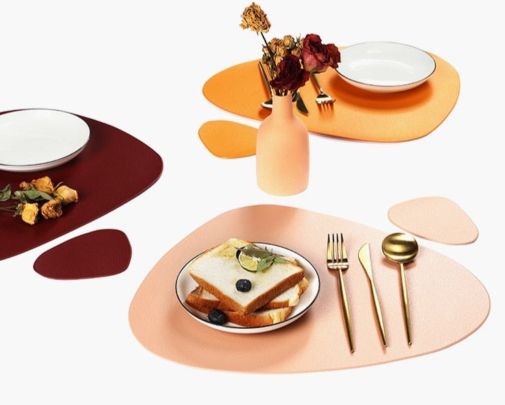 TEEK - Irregular Clean Color Placemats HOME DECOR theteekdotcom