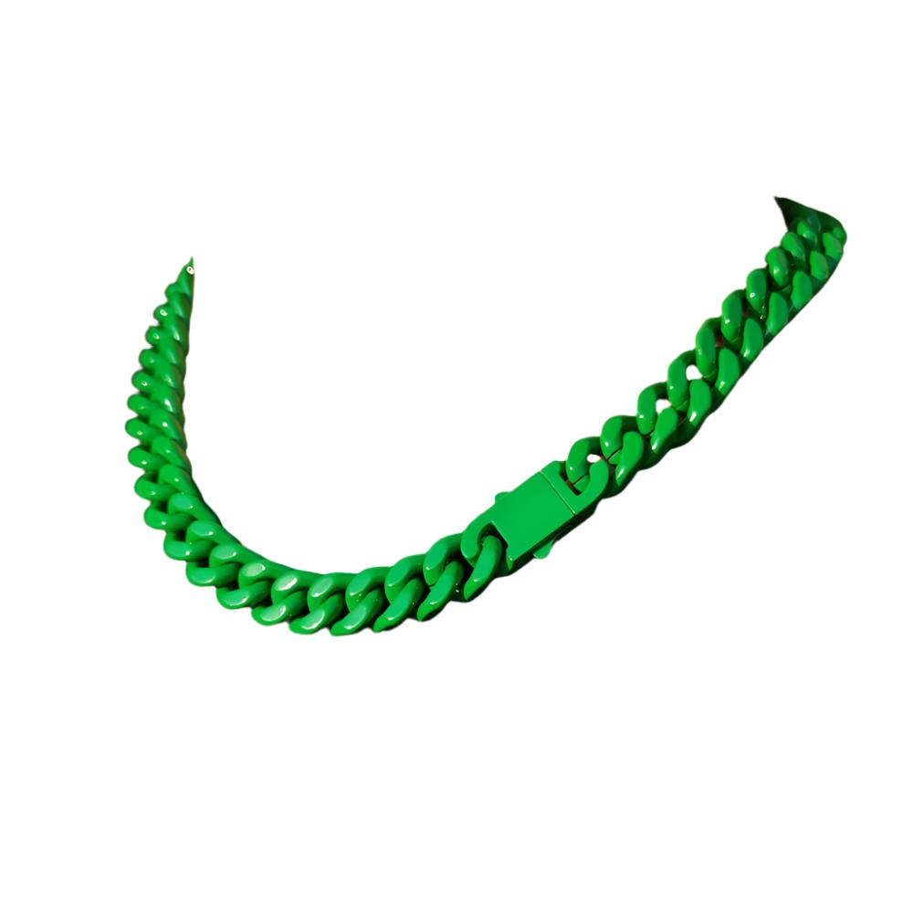 TEEK - Color Link Latch Chain Necklace JEWELRY theteekdotcom