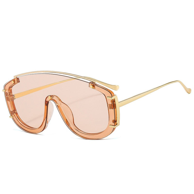 TEEK - Oversized Gelly Cheek Eyewear EYEGLASSES theteekdotcom Champagne