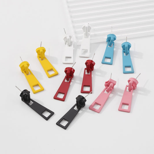 TEEK - Personality Zipper Earrings JEWELRY theteekdotcom