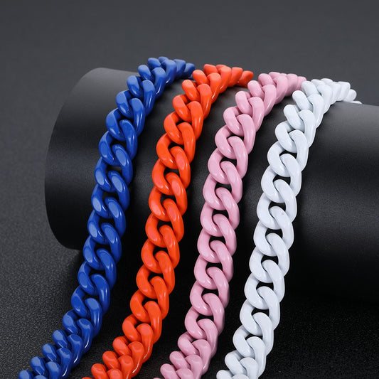 TEEK - Color Link Latch Chain Necklace JEWELRY theteekdotcom