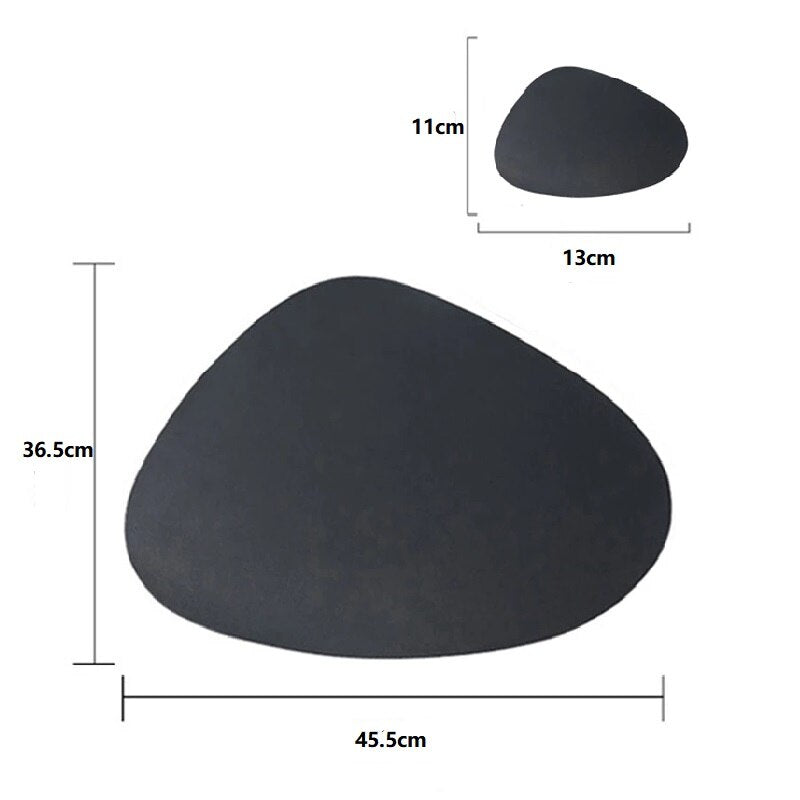 TEEK - Irregular Clean Color Placemats HOME DECOR theteekdotcom
