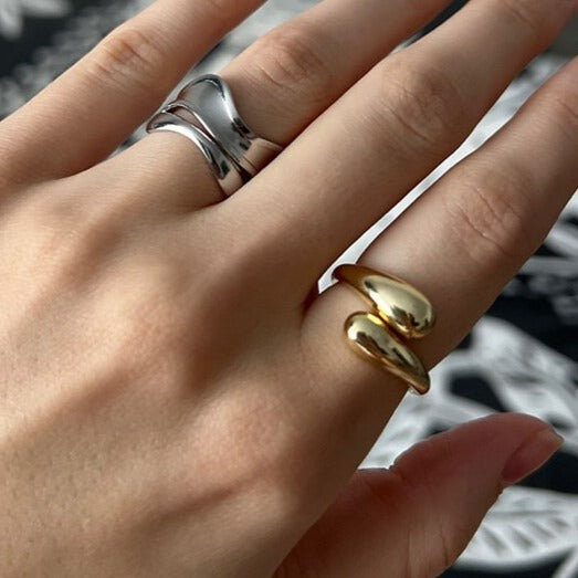 TEEK - Various Stainless Steel Smooth Rings JEWELRY theteekdotcom