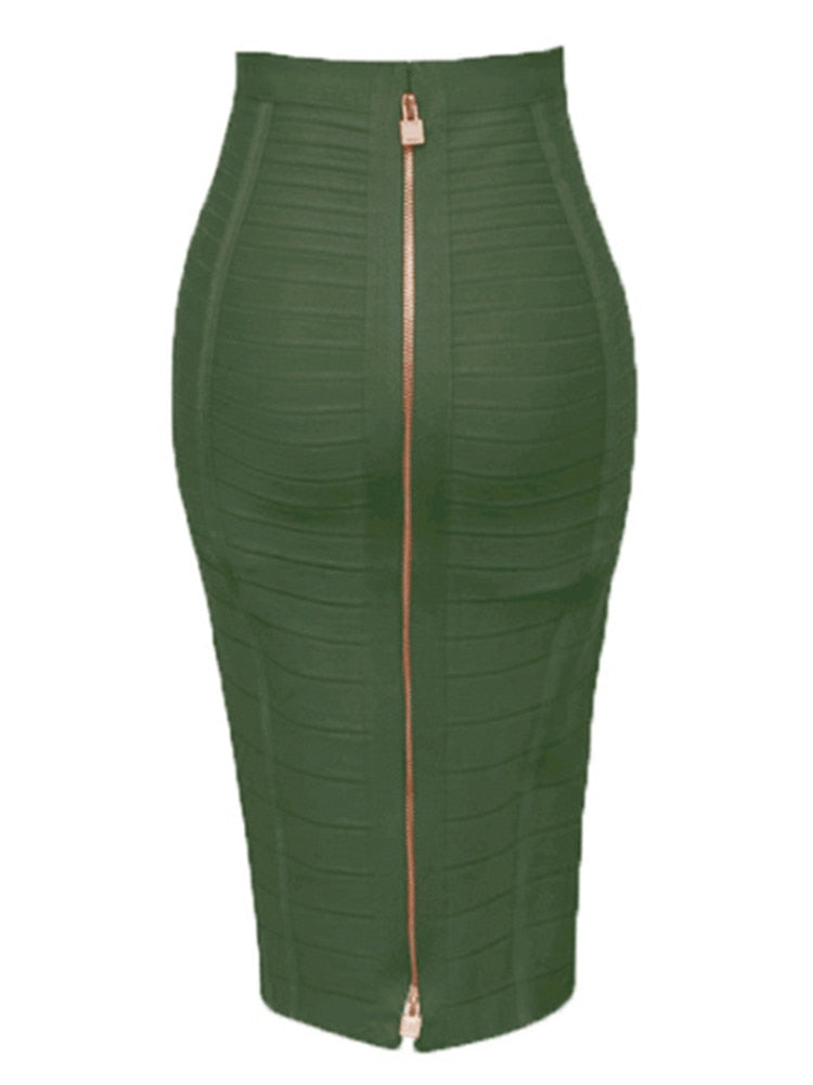 TEEK - Baddie Bandage Skirt SKIRT theteekdotcom Army Green XS