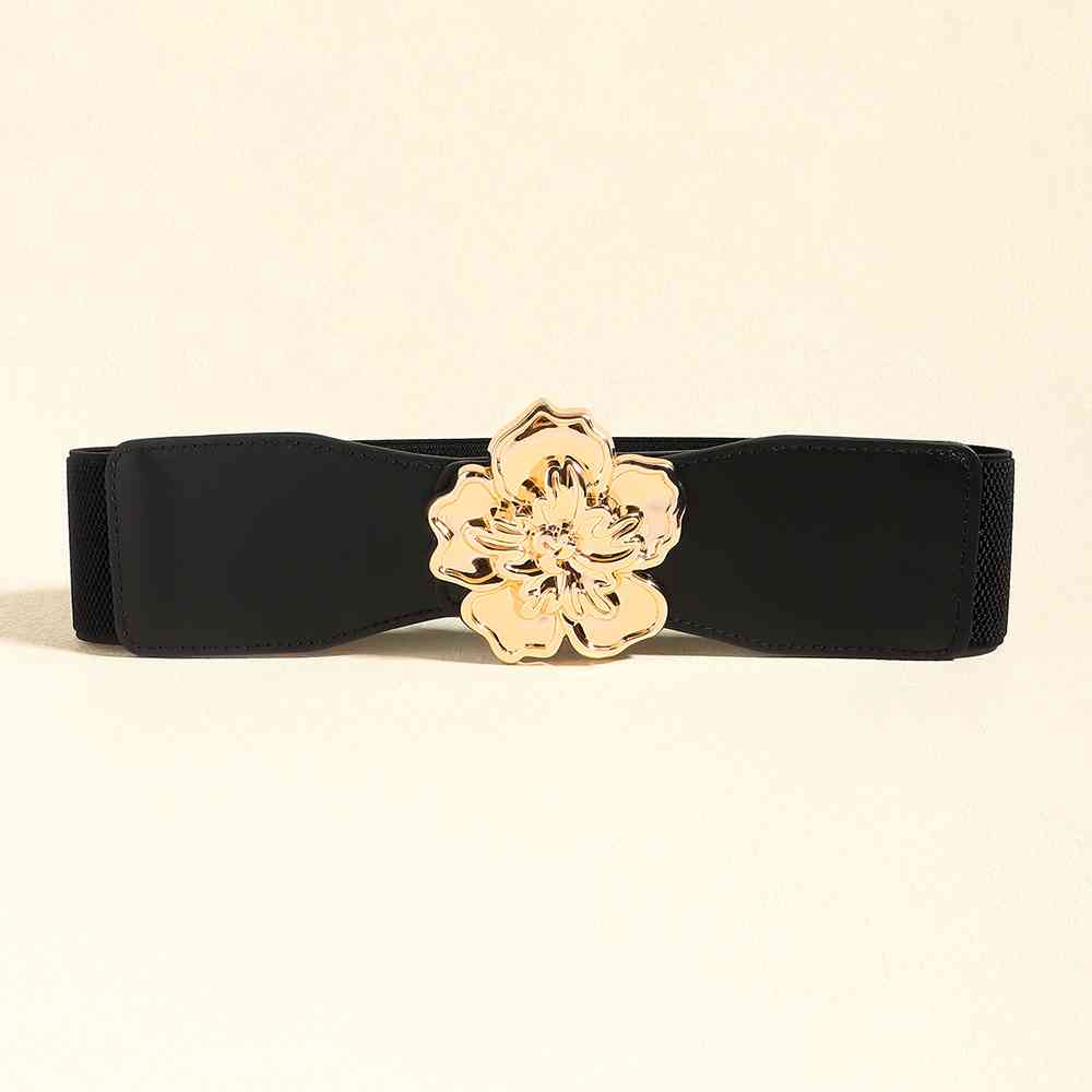 TEEK - Flower Buckle Elastic Belt BELT TEEK Trend