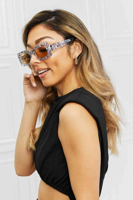 TEEK - Tortoiseshell Rectangle Sunglasses EYEGLASSES TEEK Trend