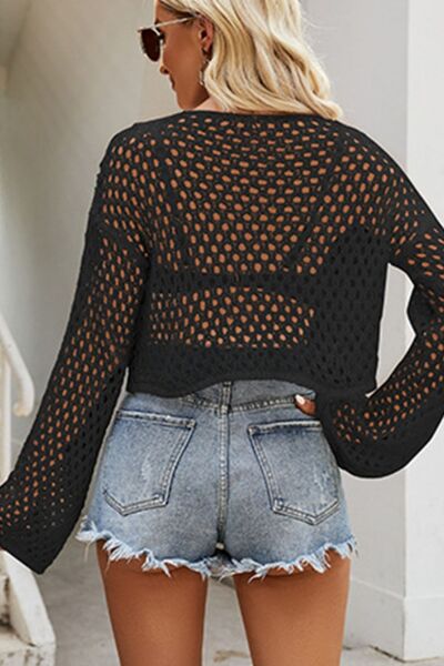 TEEK - Openwork Knit Top TOPS TEEK Trend