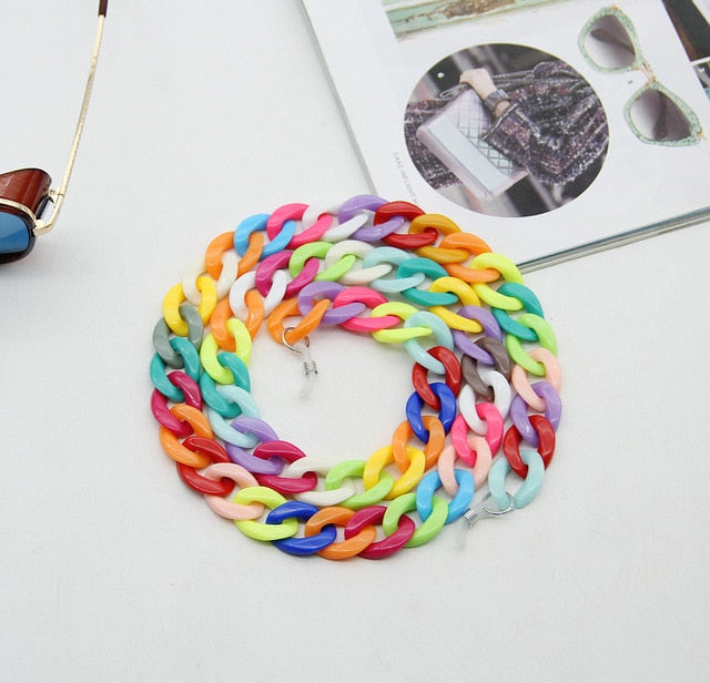 TEEK - Thick Link Glasses Neck Chain | Various Colors EYEWEAR theteekdotcom mixed color