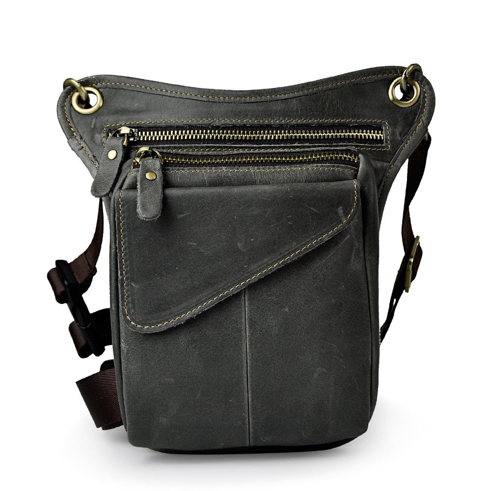 TEEK - Real Leather Multifunction Sling Waist Bag BAG theteekdotcom