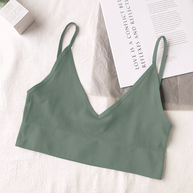 TEEK - Open Back It Bra BRA theteekdotcom MOSS GREEN S