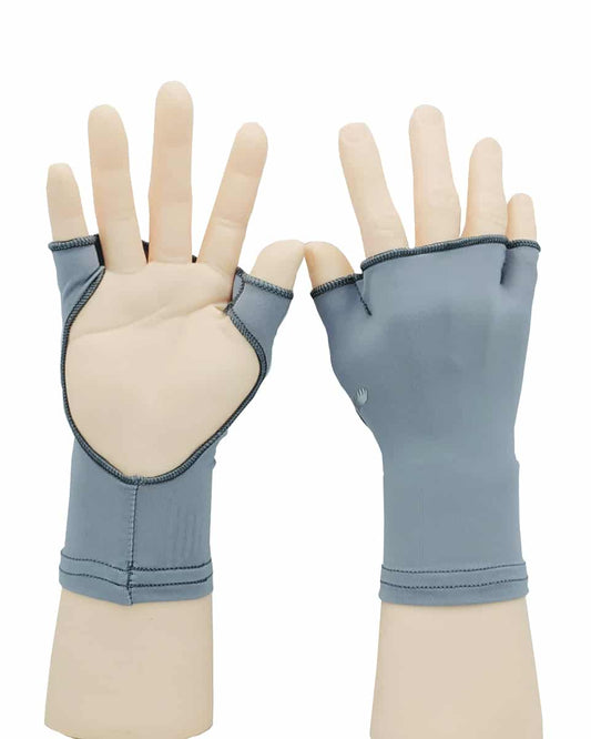 TEEK - PalmFree™ Sun Gloves - Grey - UPF 50+ GLOVES TEEK PFS XS/S (1) Left (1) Right