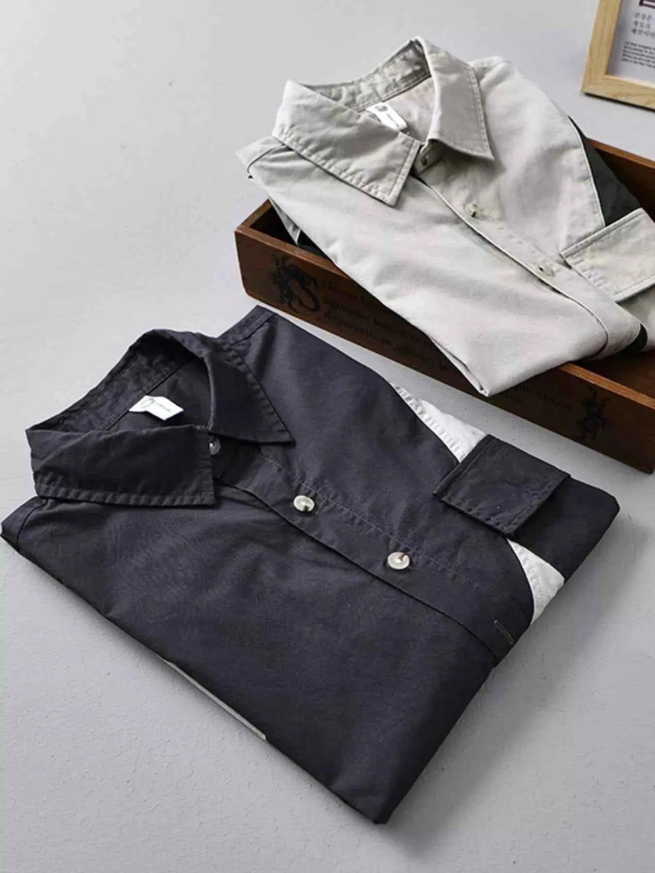 TEEK - Mens Plus Size Casual Color Block Short Sleeve Shirt TOPS TEEK Trend