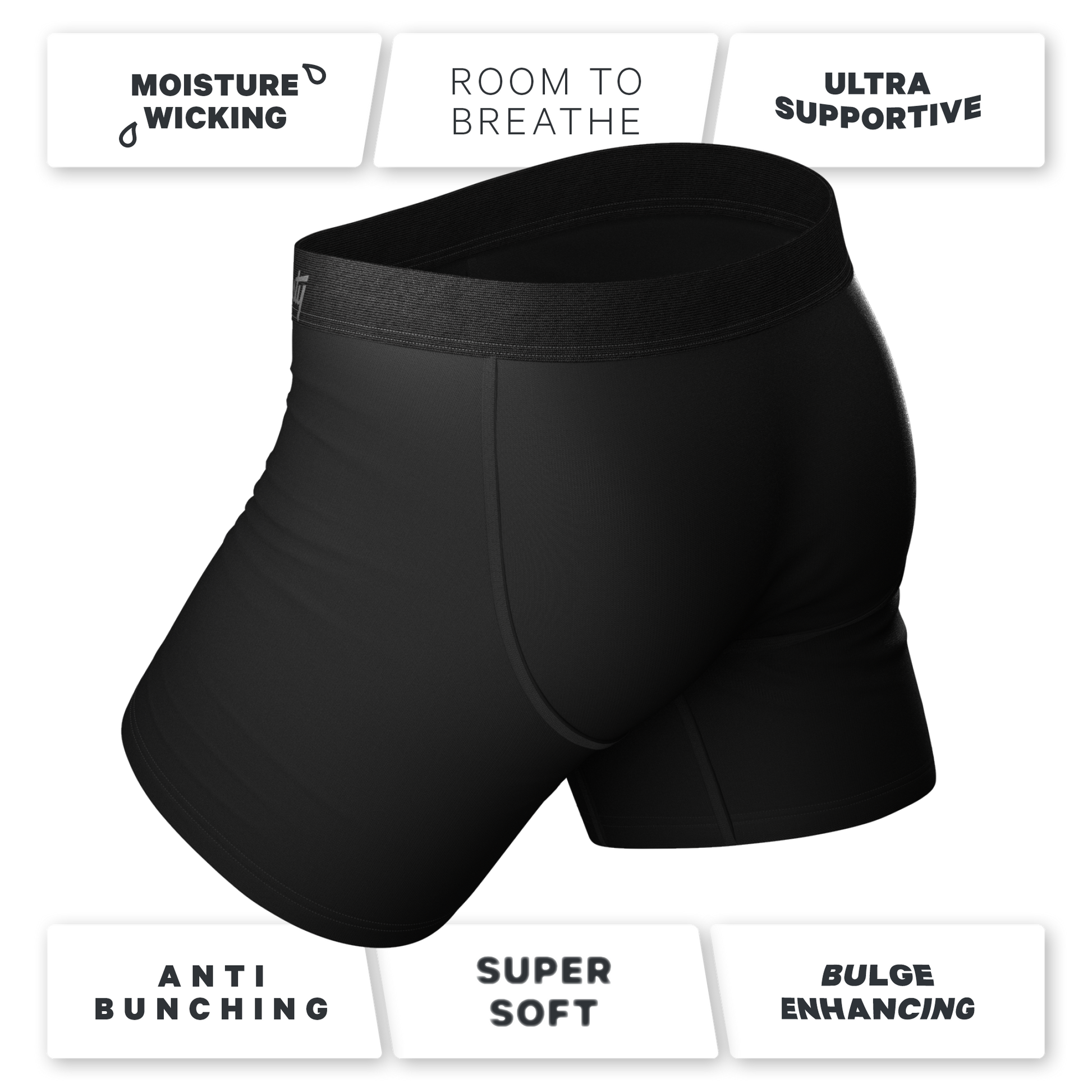 TEEK - The 009 | Black Tuxedo Ball Hammock® Pouch Underwear UNDERWEAR TEEK SH