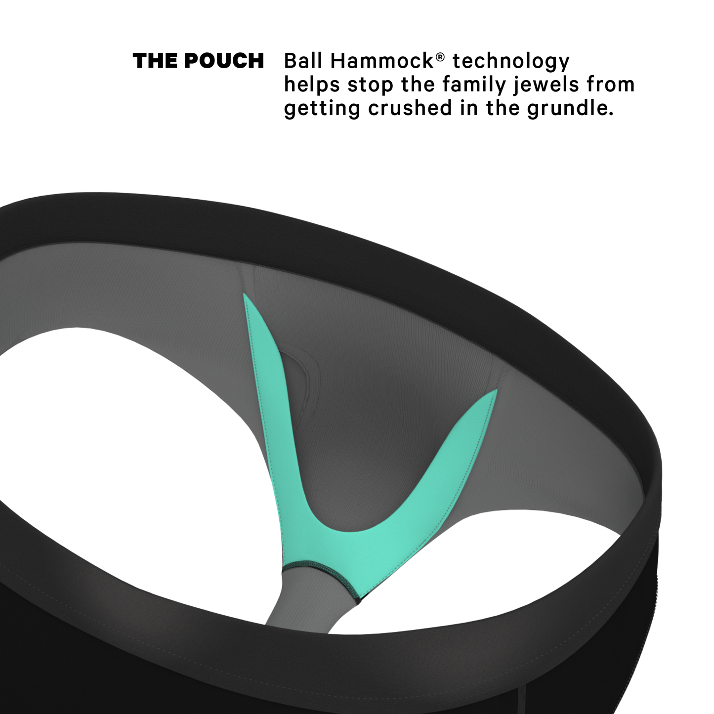 TEEK - The 009 | Black Tuxedo Ball Hammock® Pouch Underwear Briefs UNDERWEAR TEEK SH