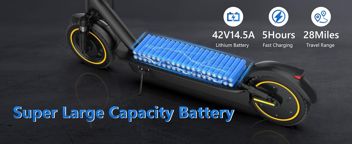 TEEK - 10" Tires Folding Electric 22MPH 500W 28Miles Electric Scooter TRANSPORTATION theteekdotcom