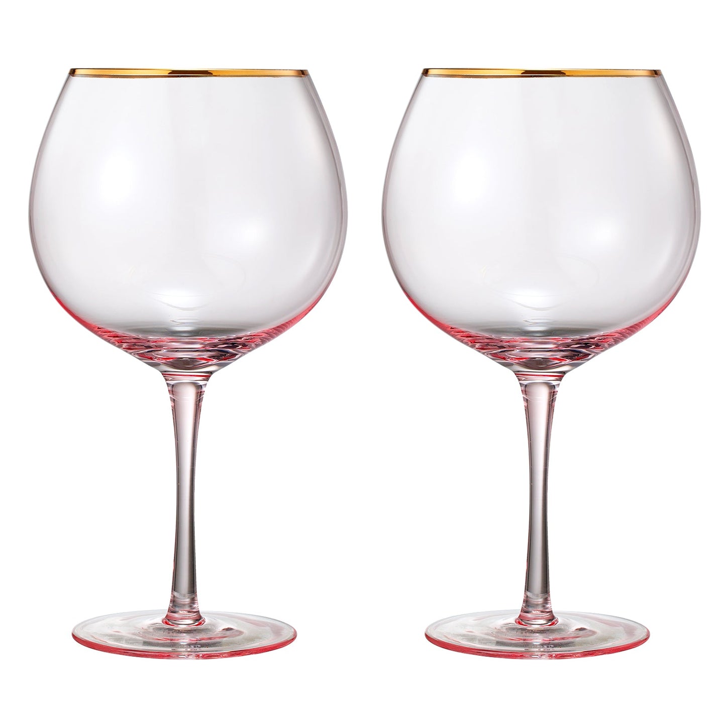 TEEK - Palazzo Stemmed Wine Glassware Set | Pink HOME DECOR TEEK KS