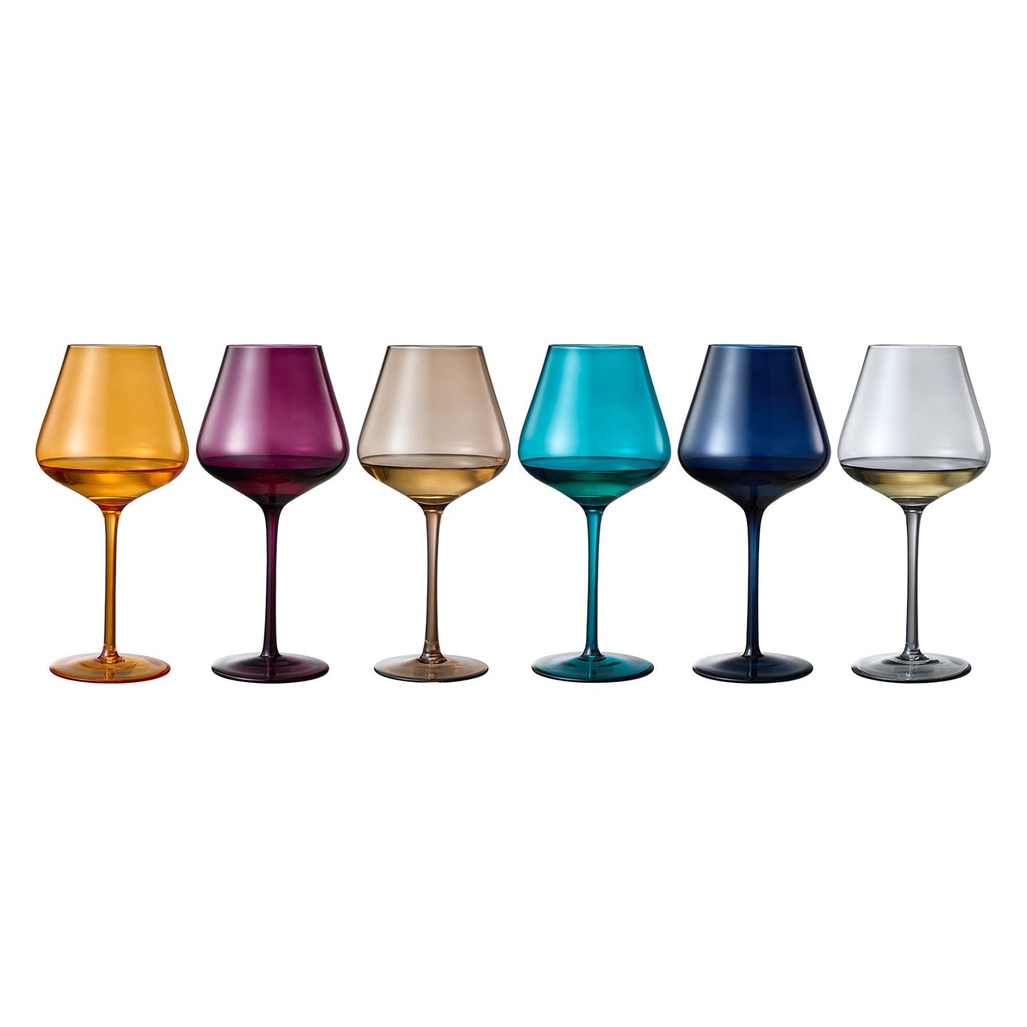 TEEK - Stagioni Stemmed Wine Glassware Set | Autumn HOME DECOR TEEK KS