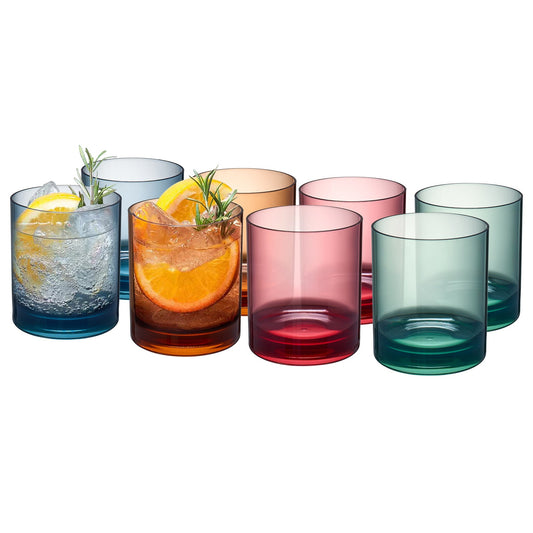 TEEK - Eze Acrylic Lowball Tumbler Glassware Set HOME DECOR TEEK KS