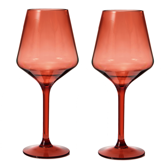 TEEK - Saint Tropez Acrylic Stemmed Wine Glassware Set HOME DECOR TEEK KS