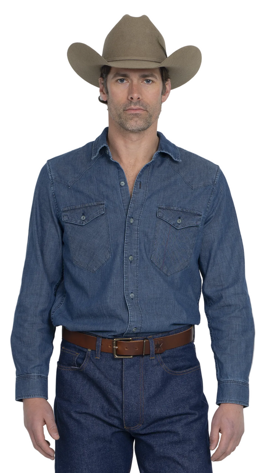 TEEK - Western Chambray Light Wash TOPS TEEK DDA