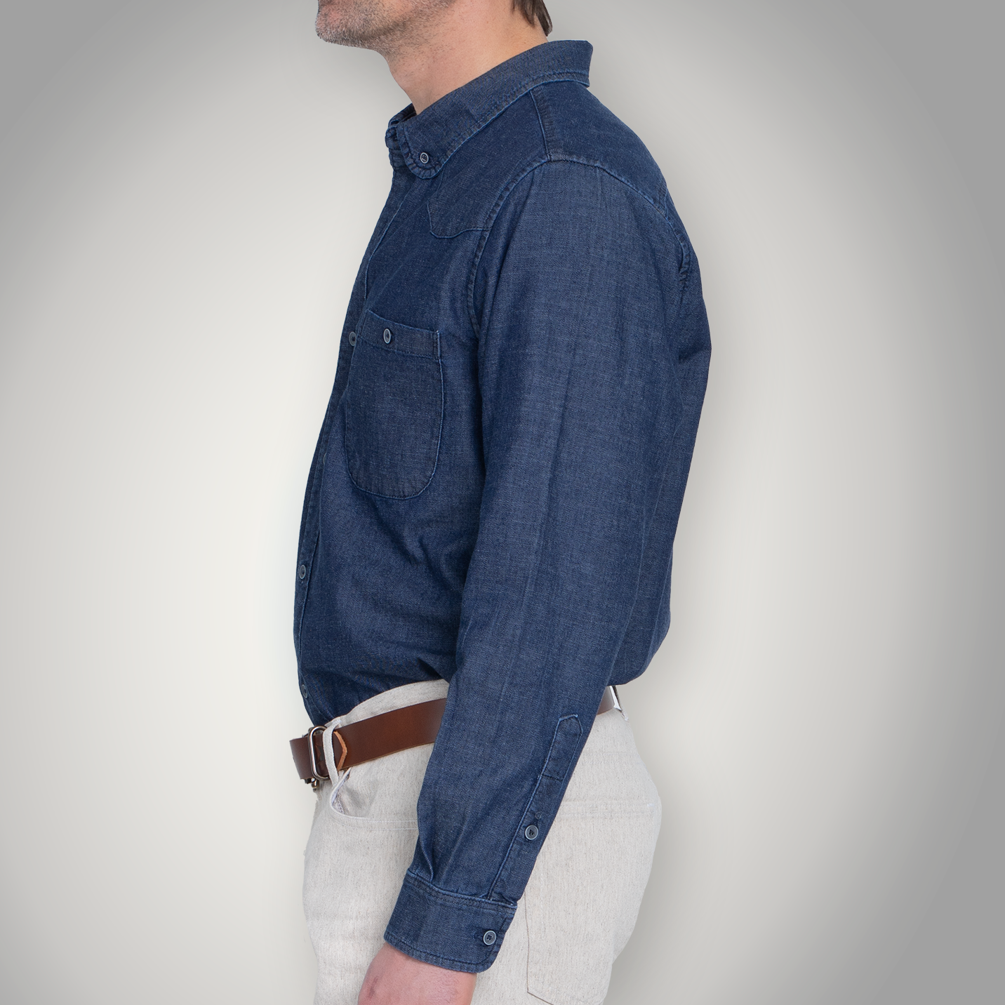 TEEK - Chicago Club Button Down - Indigo TOPS TEEK DDA