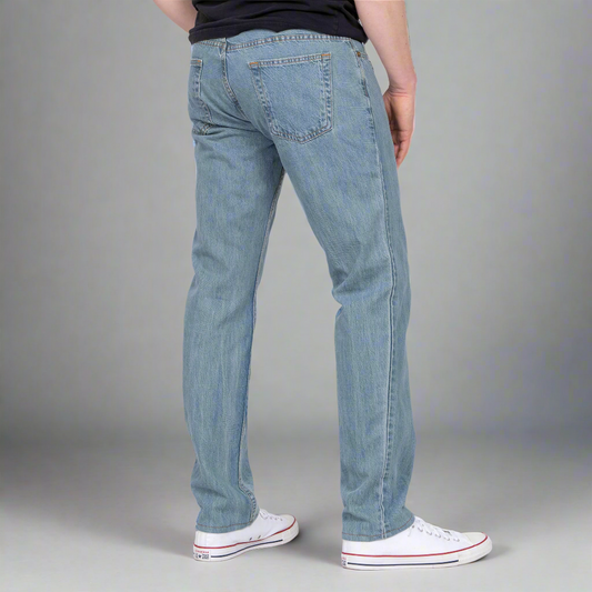 TEEK - Tailored Fit Summer Weight Iced Indigo 100% Cotton JEANS TEEK DDA