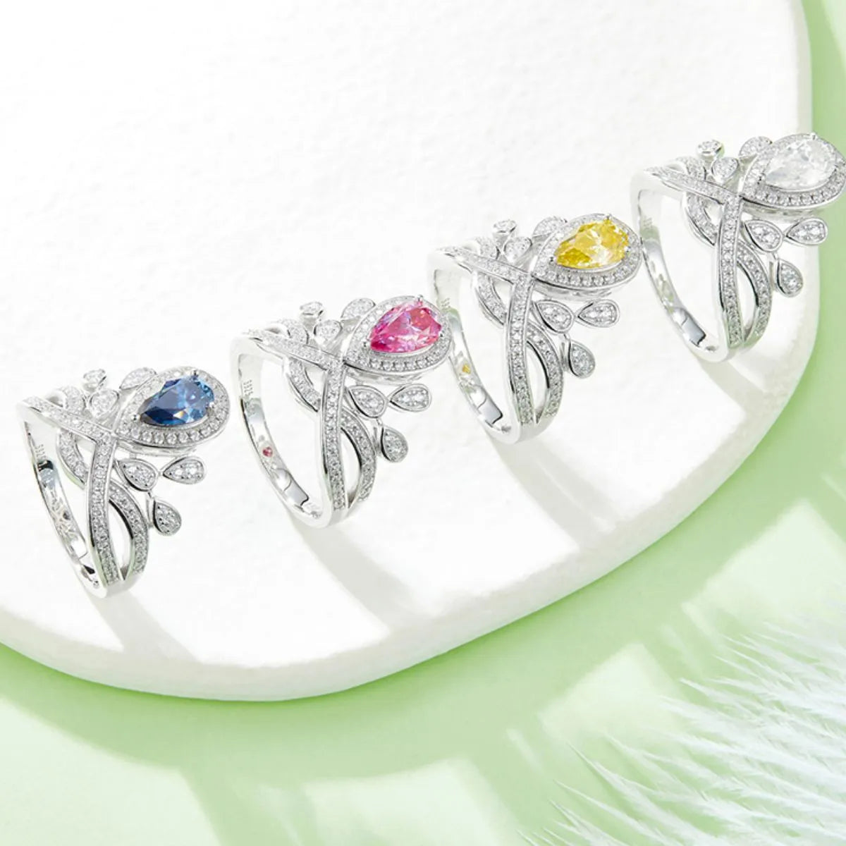 TEEK - 1 Carat Moissanite 925 Sterling Silver Ring JEWELRY TEEK Trend