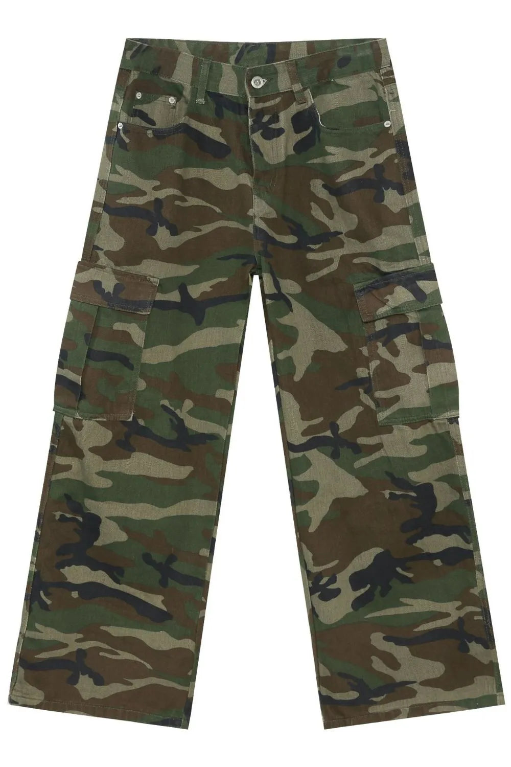 TEEK - Mens Camouflage Pocketed Jeans PANTS TEEK Trend