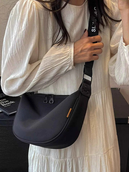 TEEK - Adjustable Strap Crossbody Bag BAG TEEK Trend Black One Size