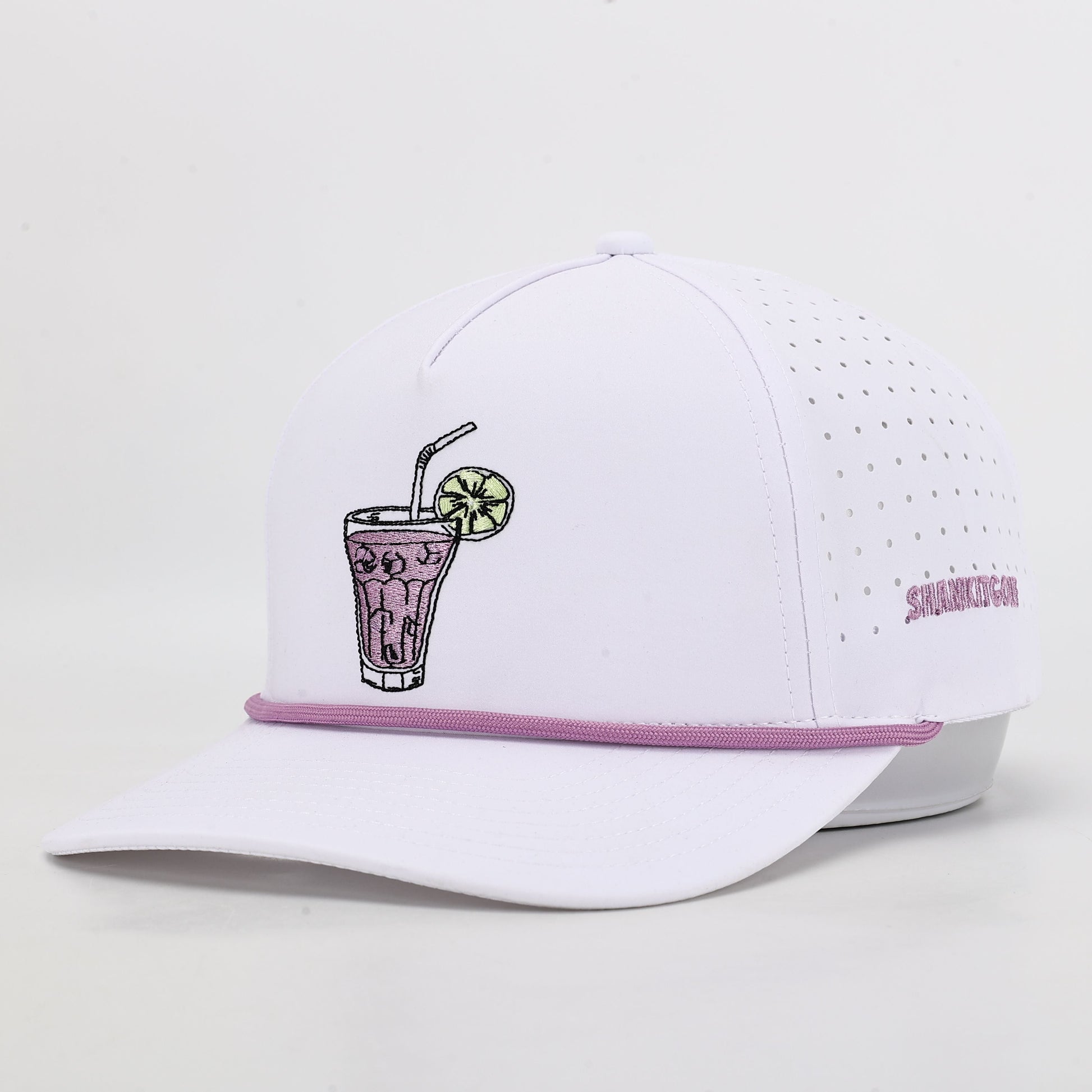 TEEK - Purple Drank White Hat HAT TEEK SIG